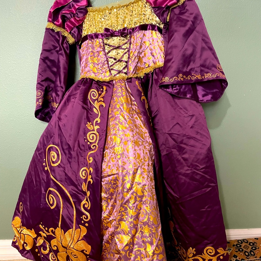 Girls floor lengthDisney Princess Rapunzel ball gown
